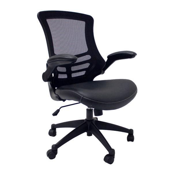BU-6102 Mesh Back Manager/Task Chair with Flip Arms